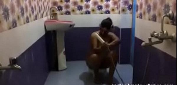  Sexy amateur indian babe showering  - Watch Her On AdultFunCams . com